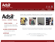 Tablet Screenshot of adsil.com.mx